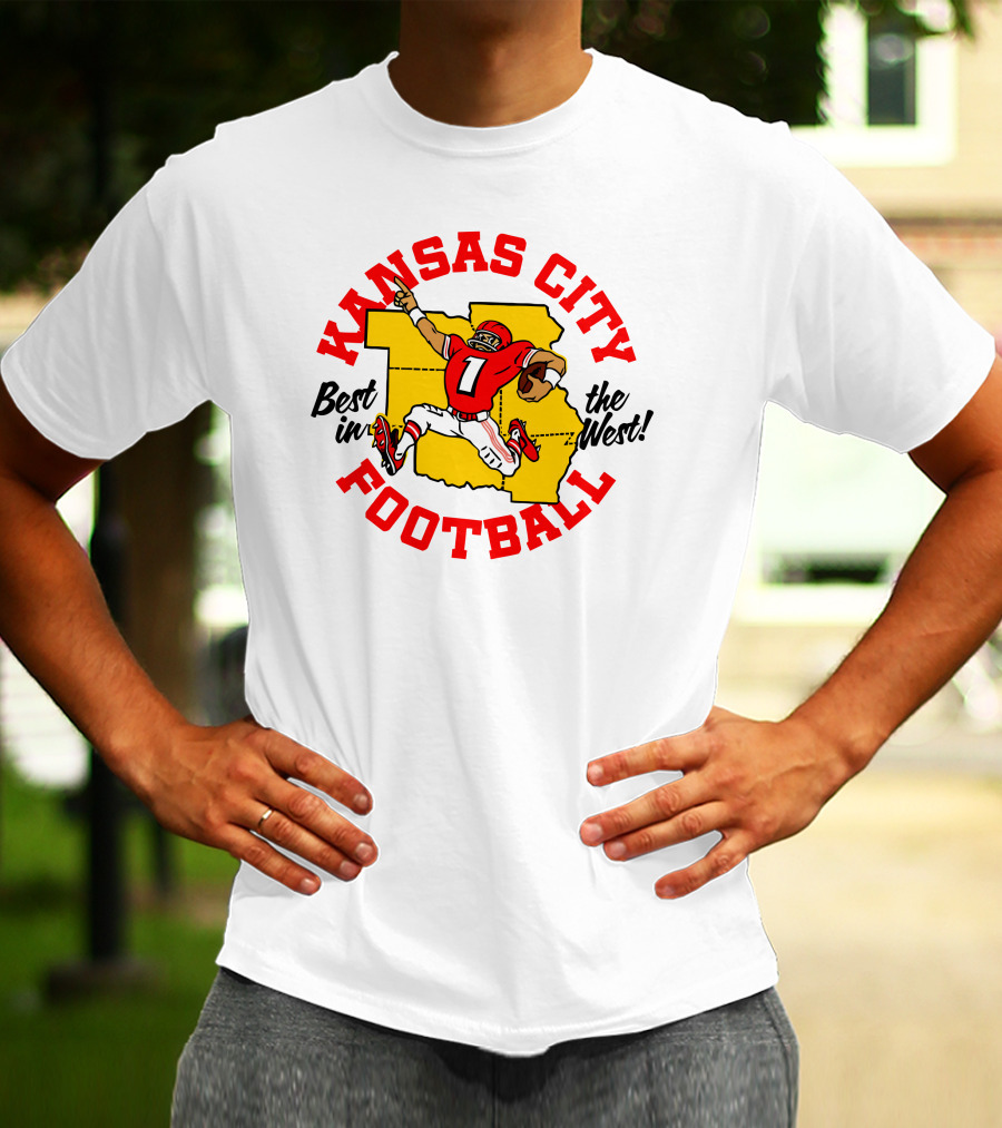 Kansas City Football Best In The West T-Shirt