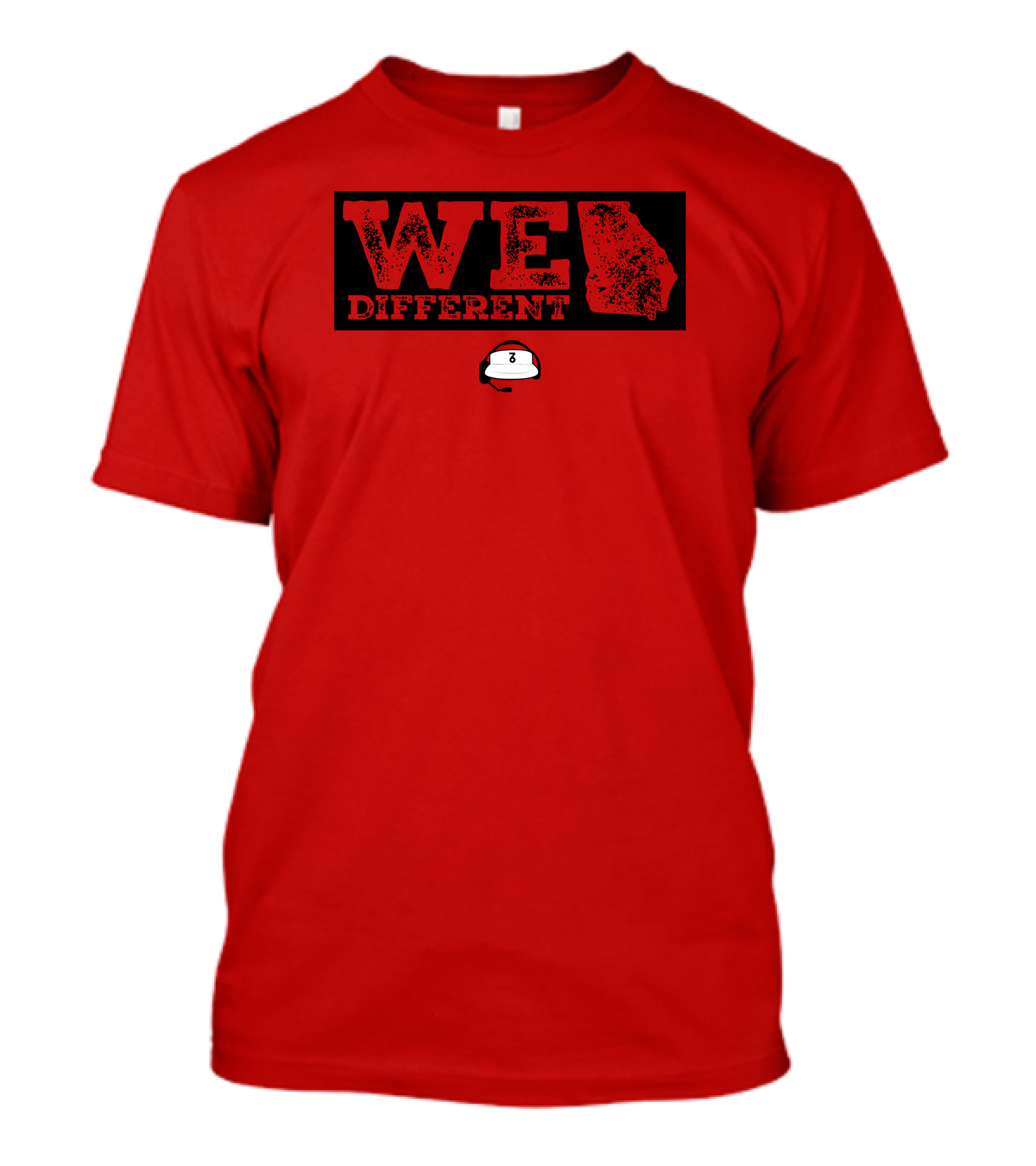 We Different Georgia Seven Six Apparel Merch T-Shirt
