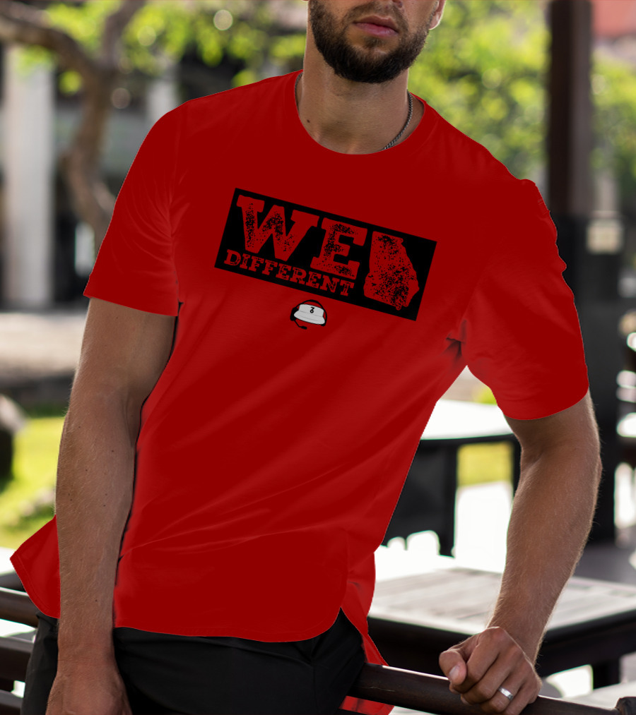We Different Georgia Seven Six Apparel Merch T-Shirt