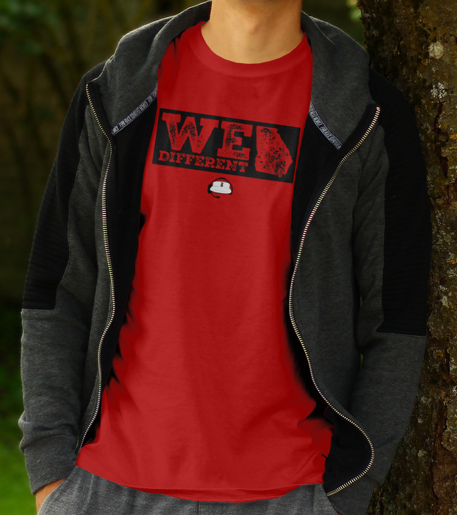 We Different Georgia Seven Six Apparel Merch T-Shirt