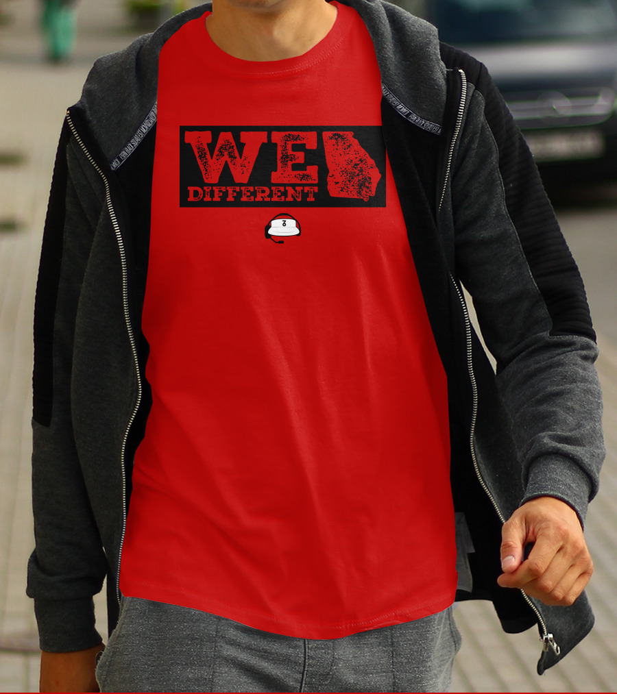 We Different Georgia Seven Six Apparel Merch T-Shirt