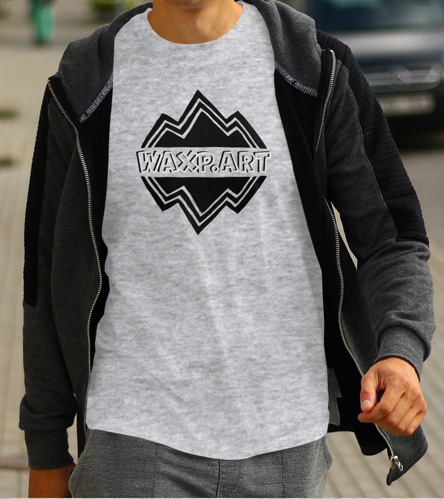 WAXP.ART Bold Geometric Emblem T-Shirt