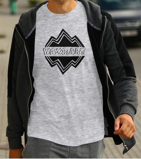 WAXP.ART Bold Geometric Emblem T-Shirt