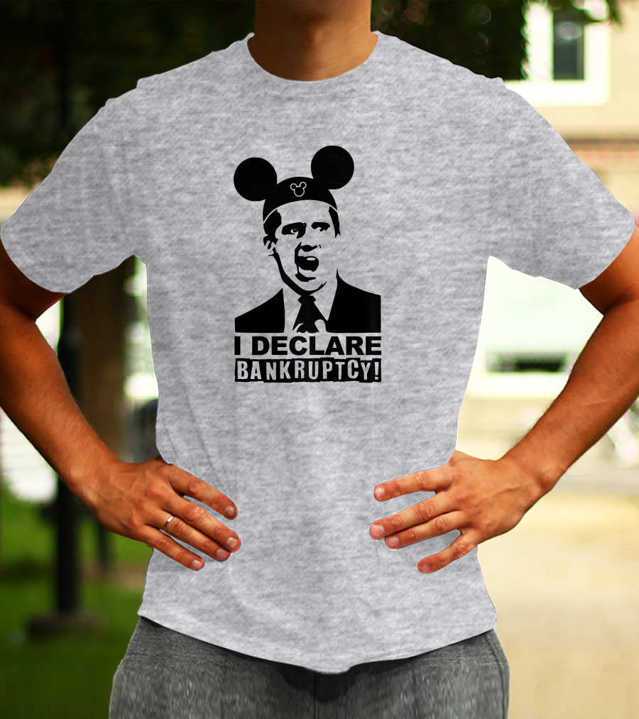 Michael Scott I Declare Bankruptcy Mickey Ears T-Shirt