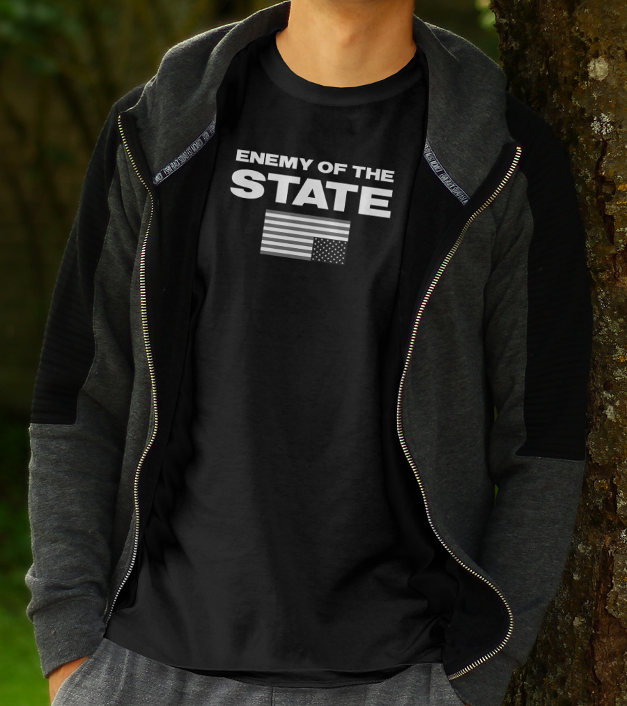 Enemy Of The State Upside Down Flag Marjorie Taylor Greene T-Shirt