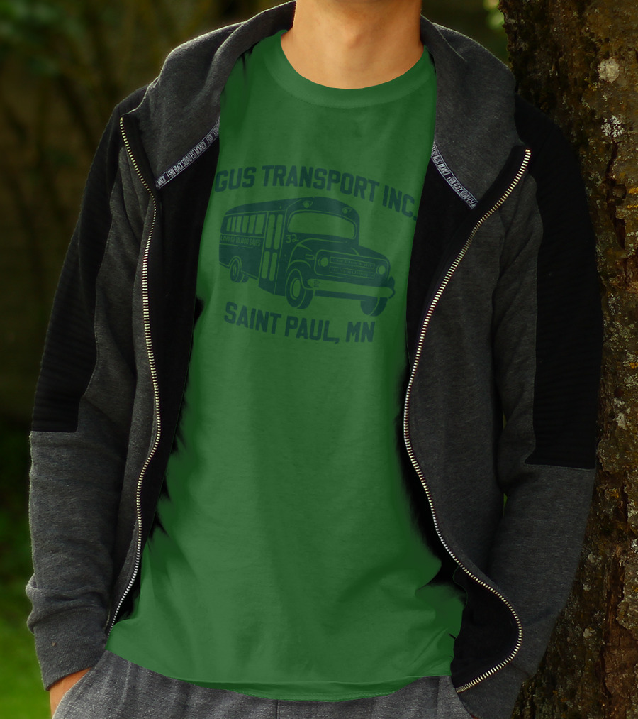 Gus Transport Inc Saint Paul MN Vintage Bus T-Shirt