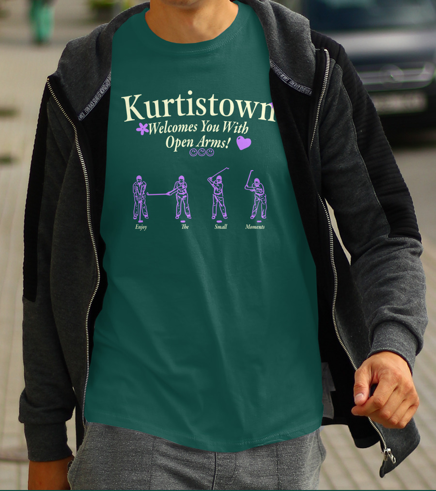 Kurtistown Welcomes You With Open Arms Enjoy The Small Moments T-Shirt