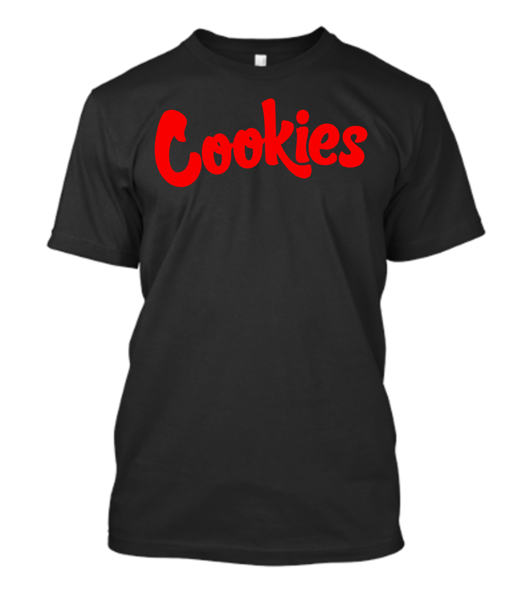 Matt Price Wears Cookies Text In Red T-Shirt