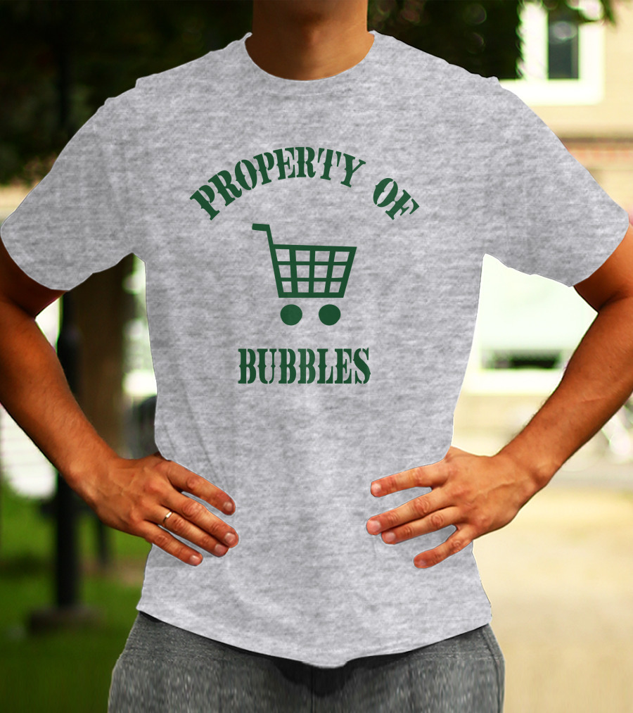 Property Of Bubbles Ziggy Sobotka Shopping Cart T-Shirt