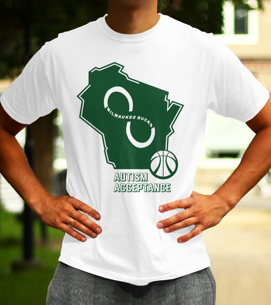 Aj Green Milwaukee Bucks Autism Acceptance T-Shirt