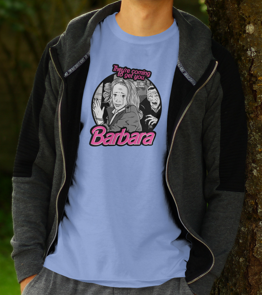 They're Coming To Get You Barbara Horror Scene Comic T-Shirt