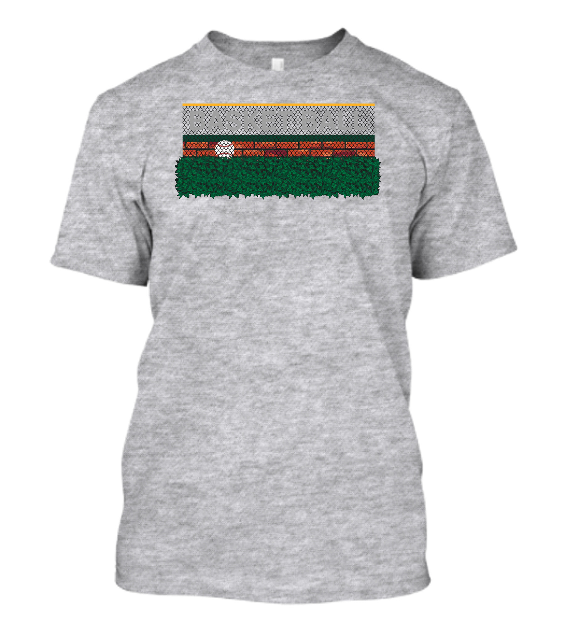 Obvious Basket Ball Fence Court T-Shirt