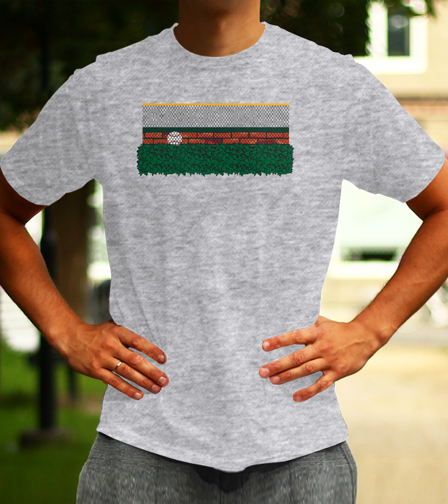 Obvious Basket Ball Fence Court T-Shirt
