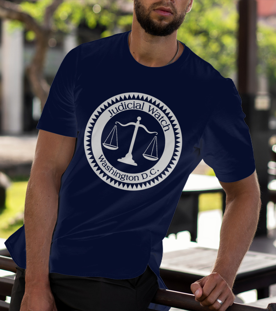 Judicial Watch Washington D.C. Scales Of Justice Seal T-Shirt