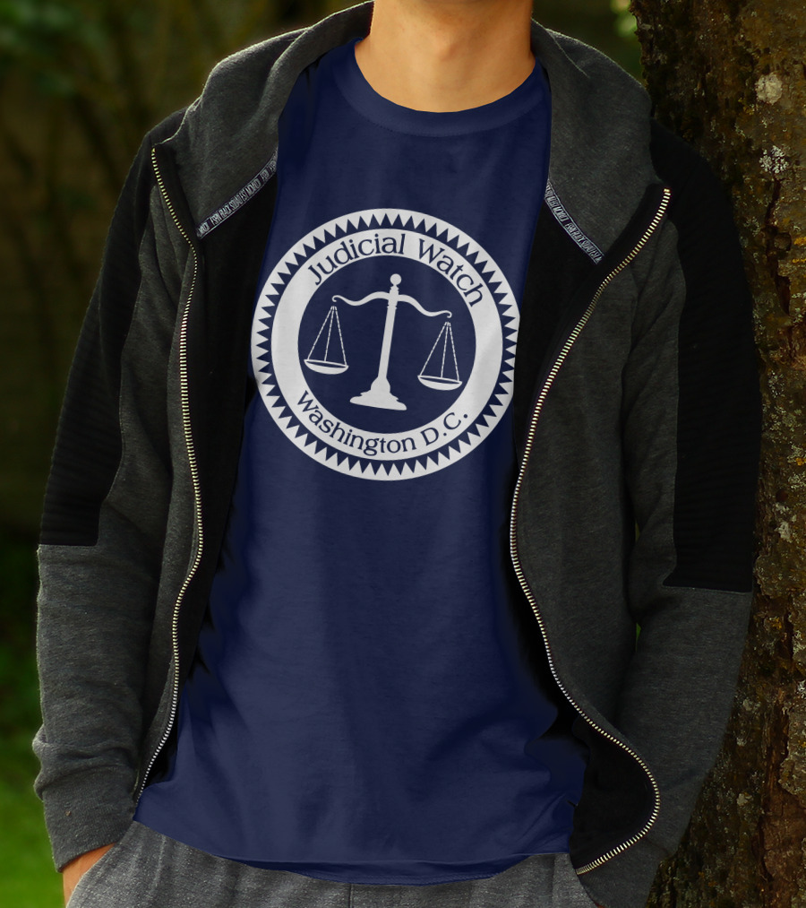 Judicial Watch Washington D.C. Scales Of Justice Seal T-Shirt