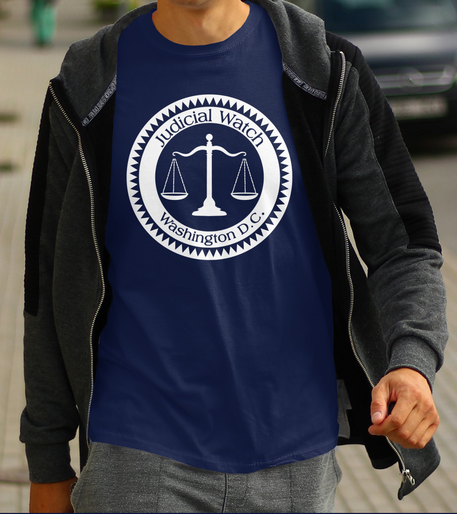 Judicial Watch Washington D.C. Scales Of Justice Seal T-Shirt