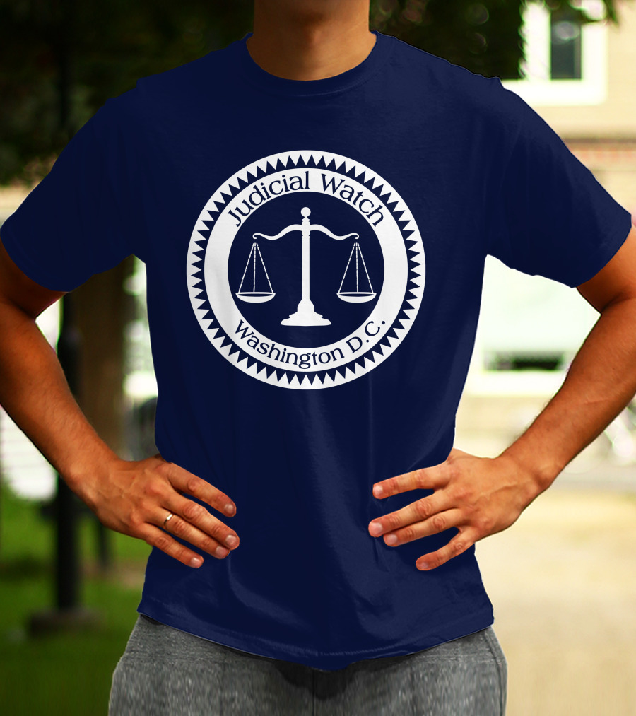 Judicial Watch Washington D.C. Scales Of Justice Seal T-Shirt
