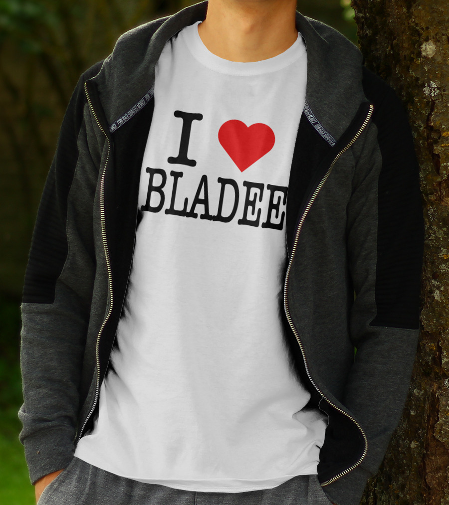I Love Bladee Heart Symbol Fandom T-Shirt