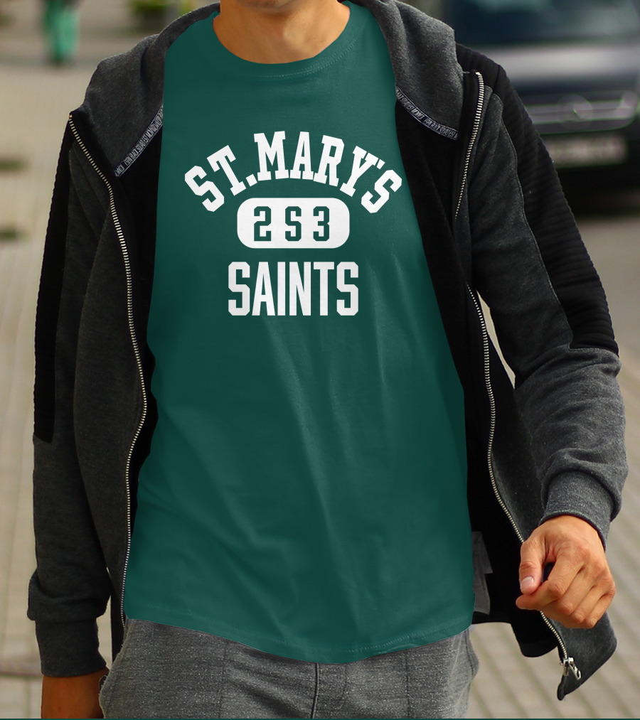 St. Mary's High School Saints 2S3 Team Spirit T-Shirt