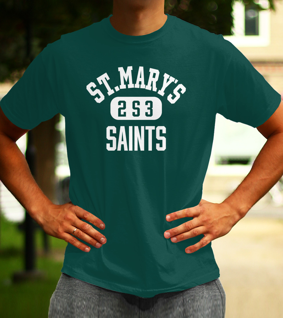 St. Mary's High School Saints 2S3 Team Spirit T-Shirt