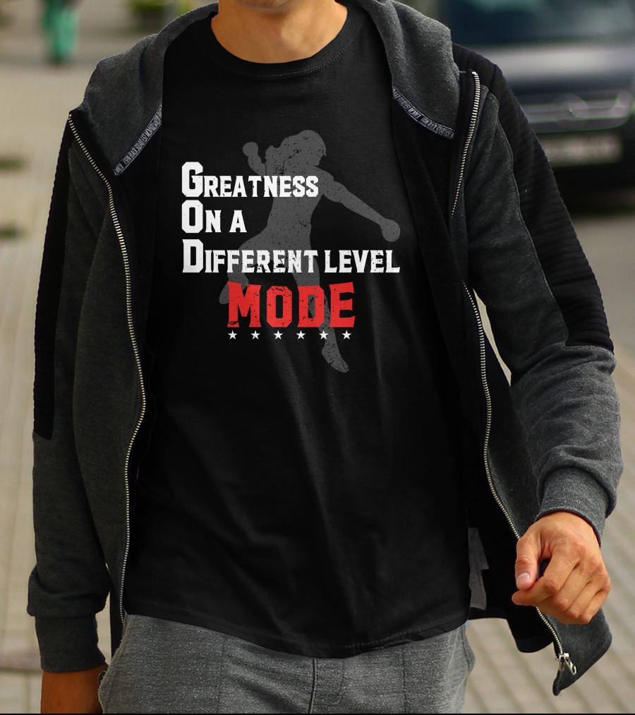 Greatness On A Different Level Mode Silhouette G.O.D T-Shirt