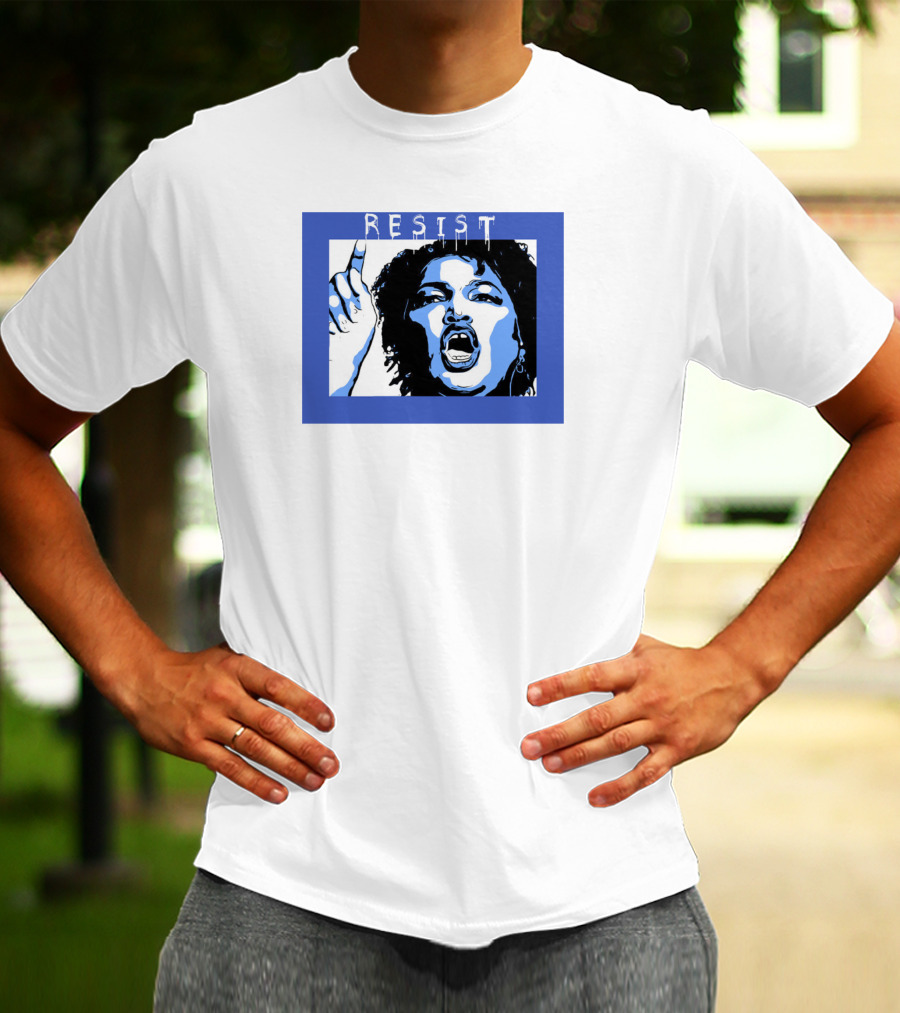 Liberal World Gear Company Merch Resist Stacey Abrams T-Shirt