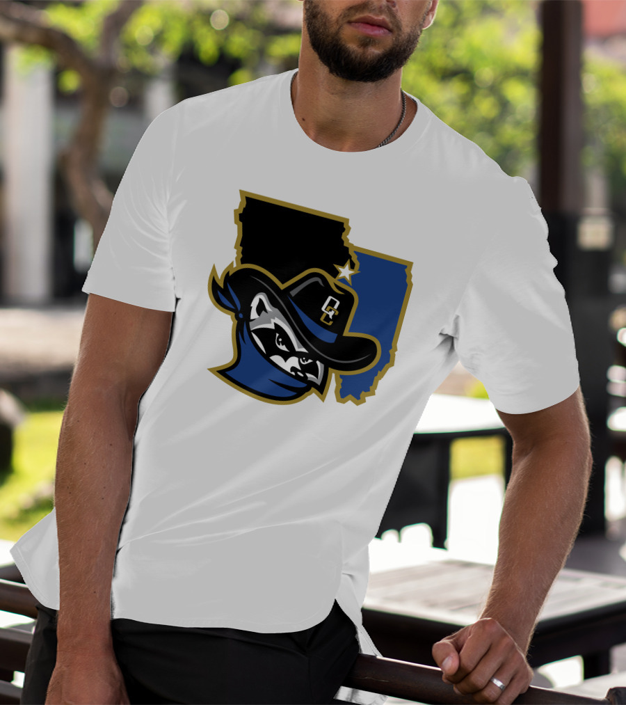 Quad Cities River Bandits Midwest League Baseball Logo 22 T-Shirt