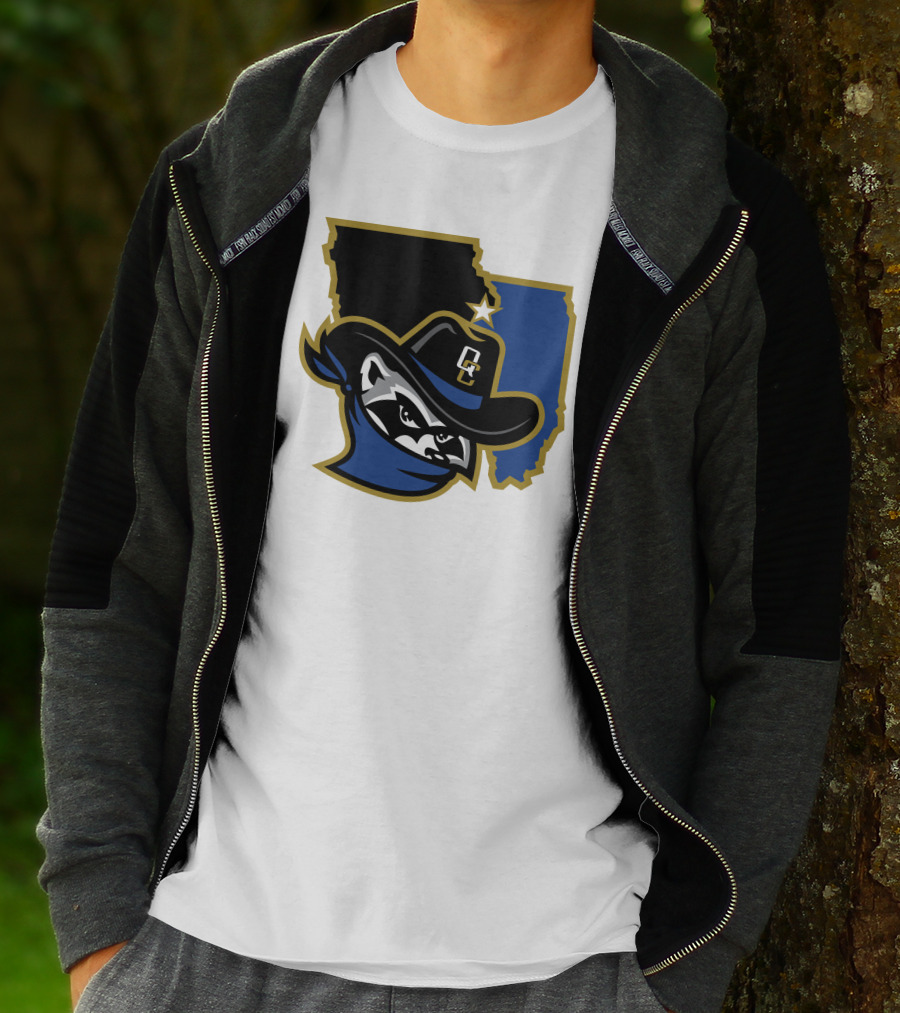 Quad Cities River Bandits Midwest League Baseball Logo 22 T-Shirt