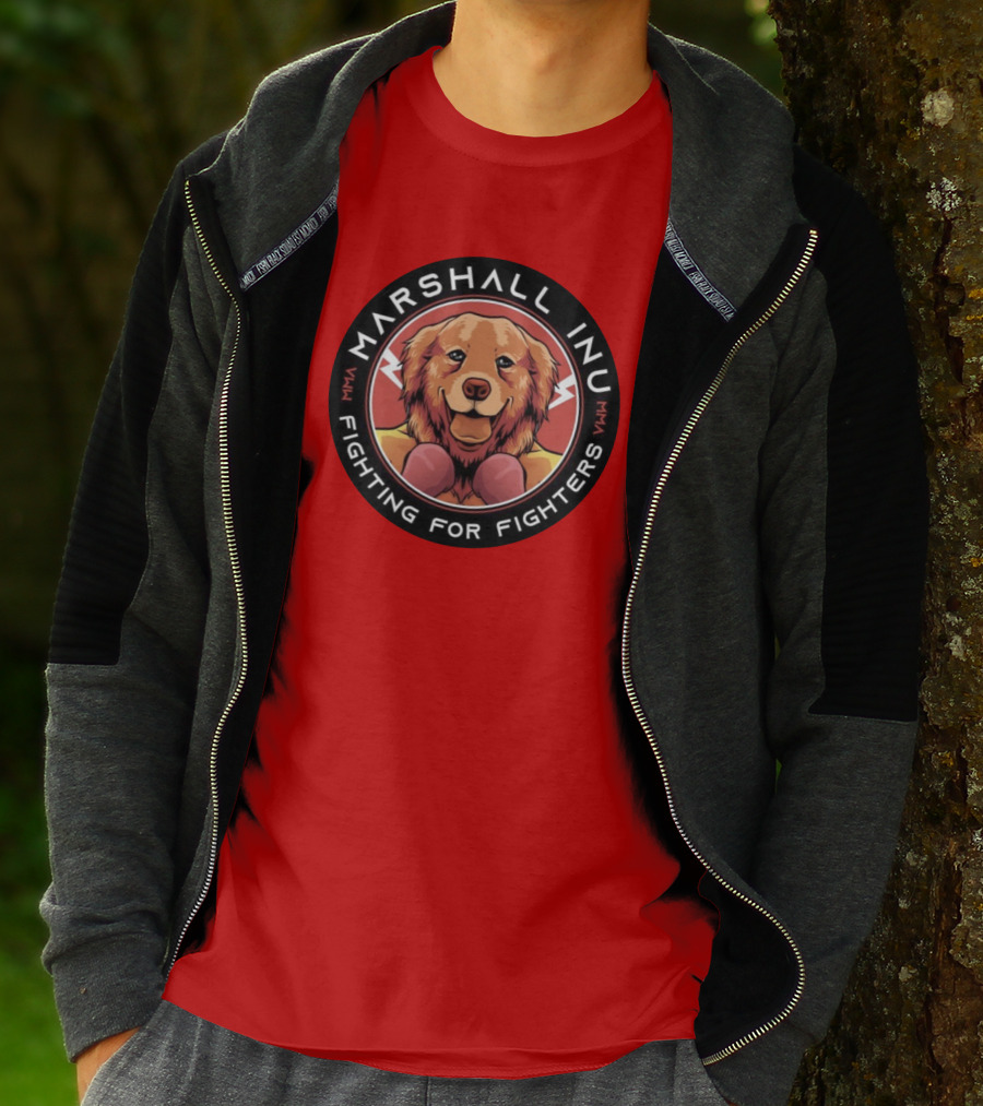 MARSHALL INU MMA FIGHTING FOR FIGHTERS T-Shirt