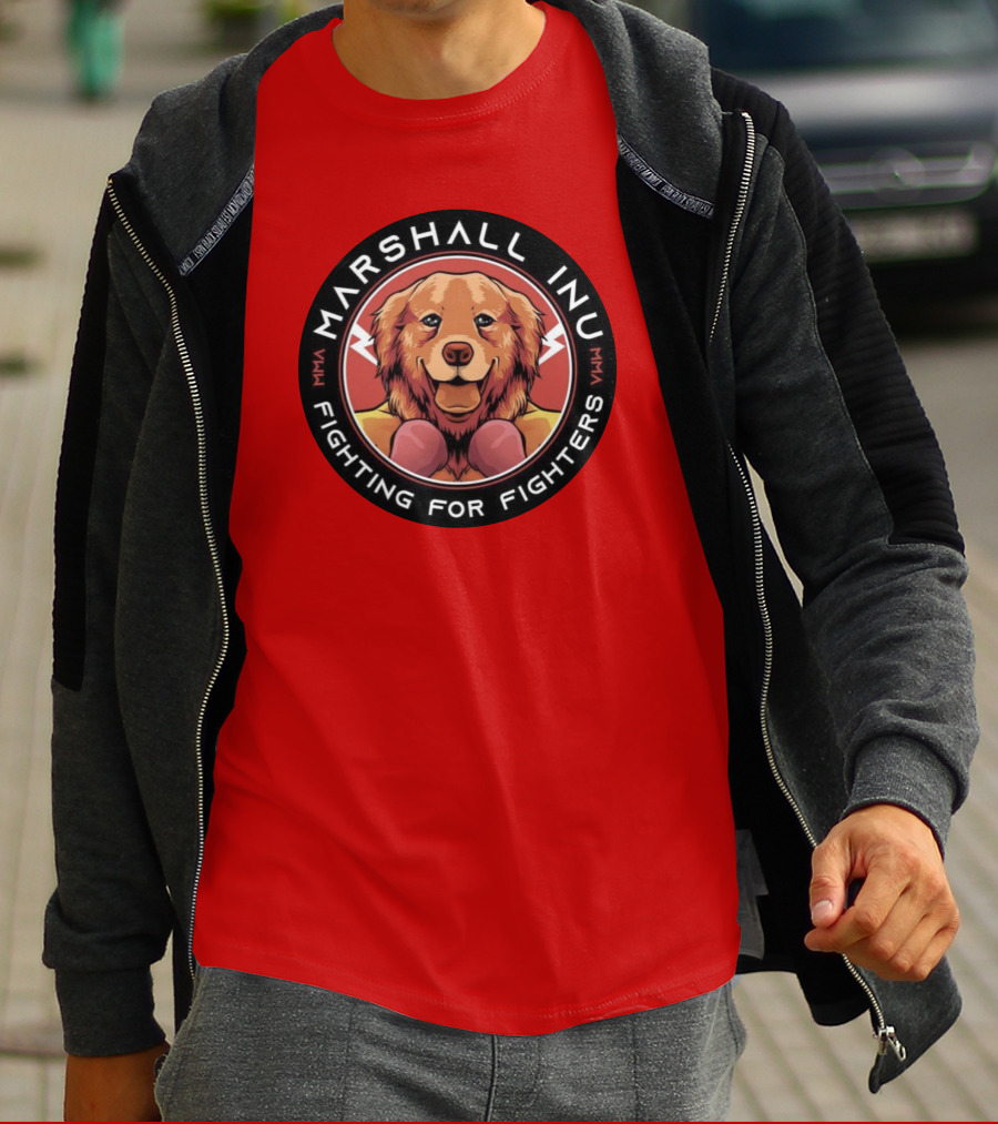 MARSHALL INU MMA FIGHTING FOR FIGHTERS T-Shirt