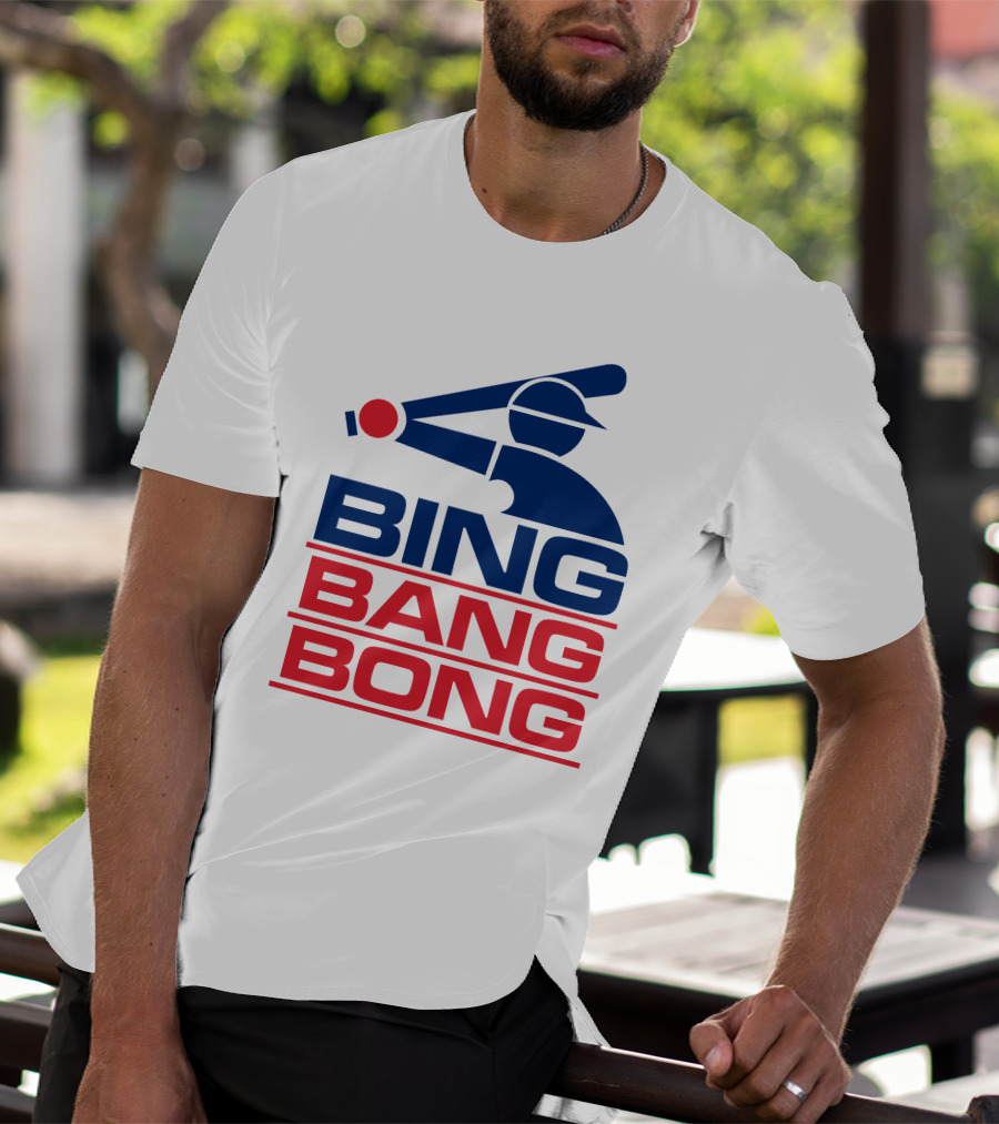 Bing Bang Bong Baseball Player T-Shirt