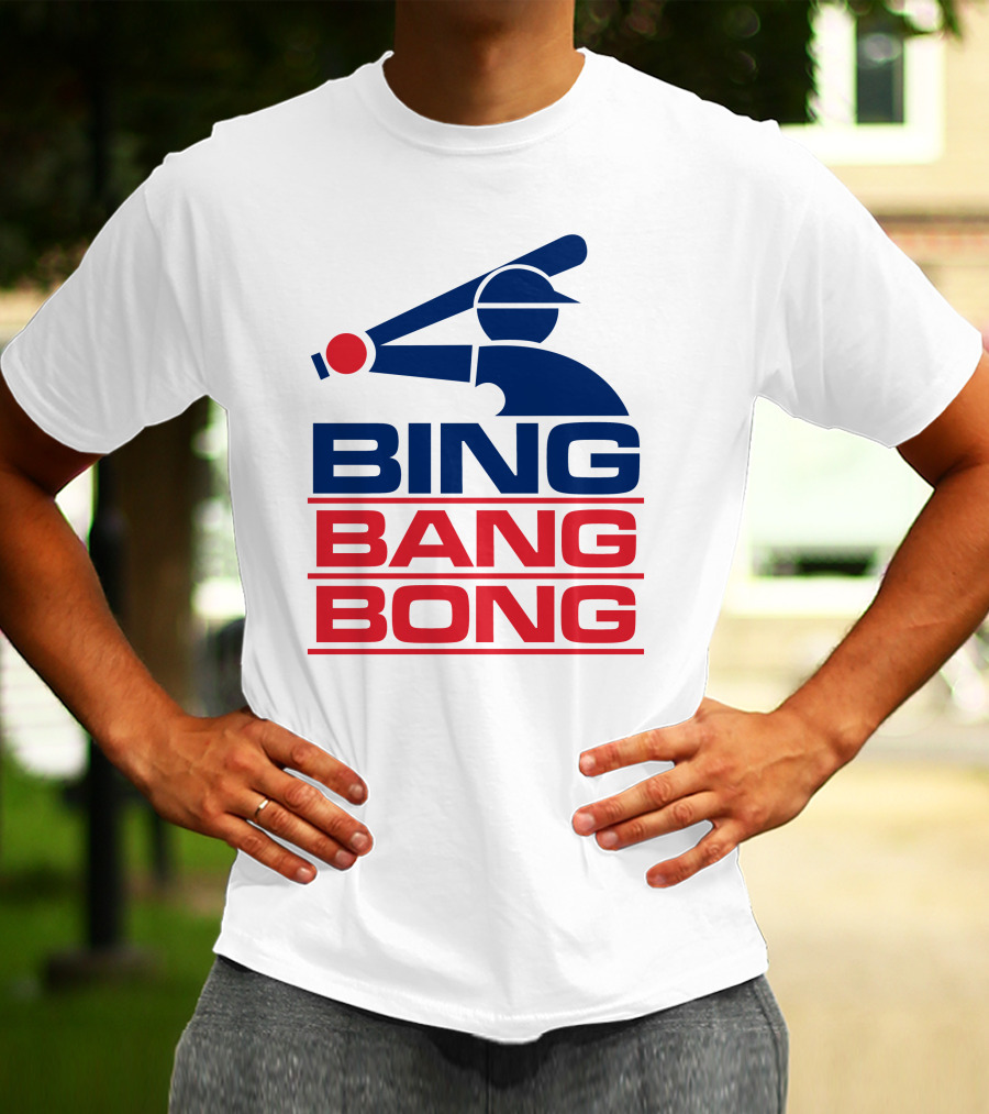 Bing Bang Bong Baseball Player T-Shirt
