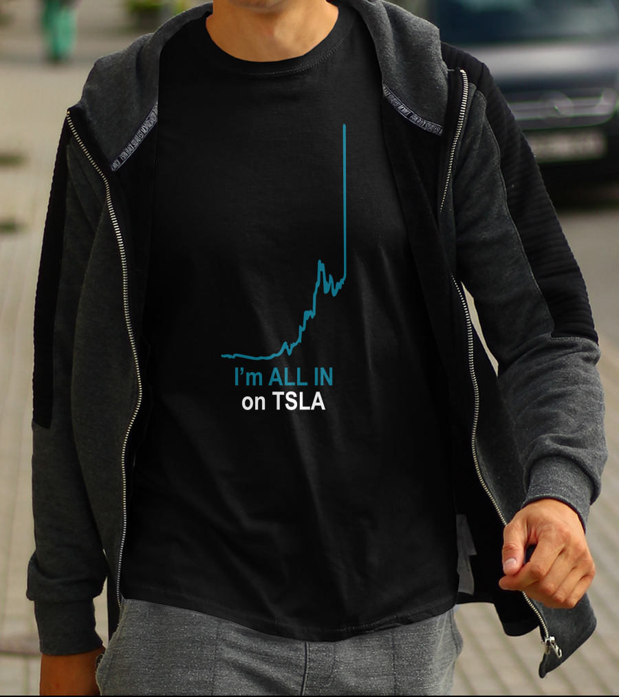 Warren Redlich Molon Tsla I'm All In On TSLA Come And Take It T-Shirt