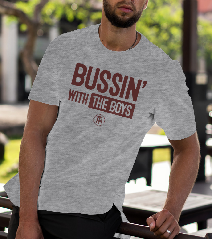Bussin' With The Boys Red Logo Onesie T-Shirt