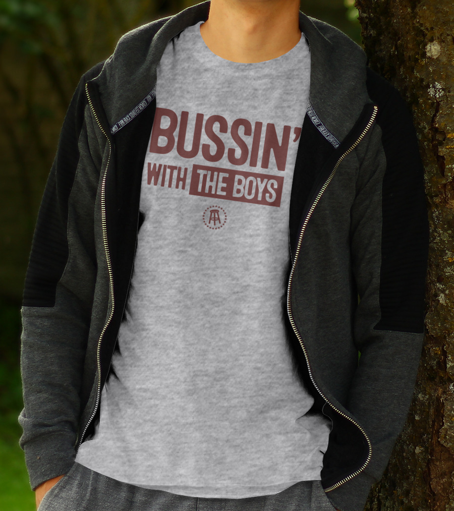 Bussin' With The Boys Red Logo Onesie T-Shirt