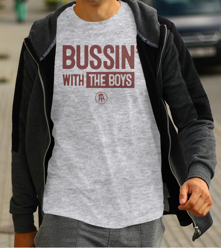 Bussin' With The Boys Red Logo Onesie T-Shirt