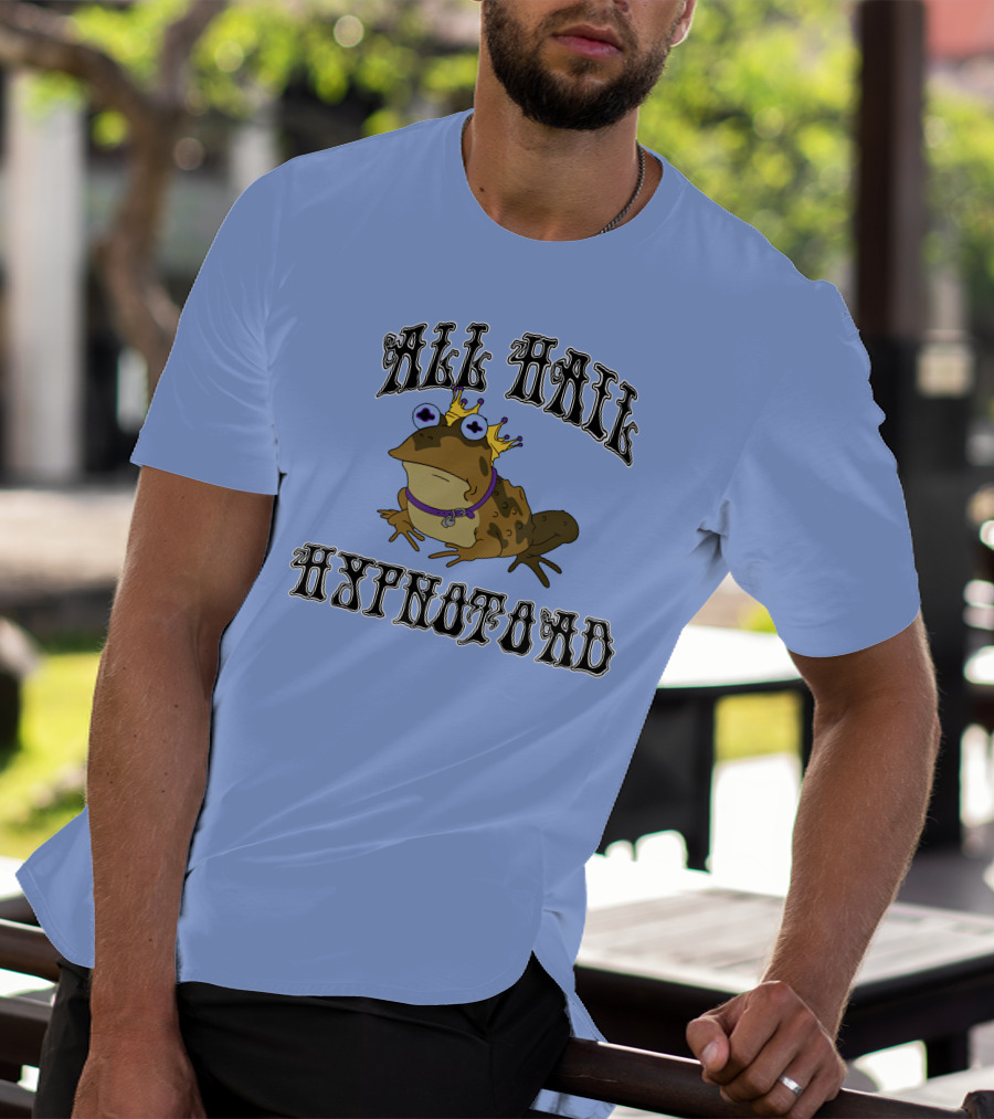 All Hail Hypnotoad Futurama Iconic Frog With Crown And Hypnotic Eyes T-Shirt