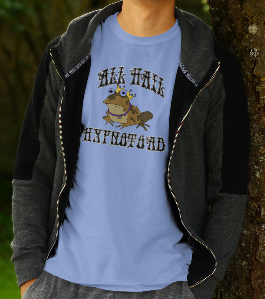 All Hail Hypnotoad Futurama Iconic Frog With Crown And Hypnotic Eyes T-Shirt