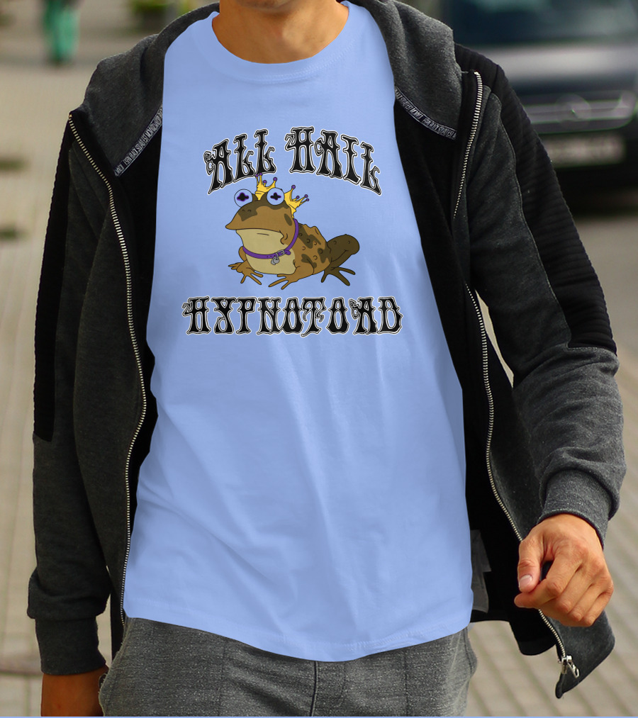 All Hail Hypnotoad Futurama Iconic Frog With Crown And Hypnotic Eyes T-Shirt