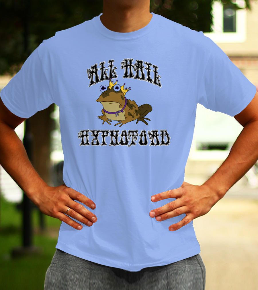 All Hail Hypnotoad Futurama Iconic Frog With Crown And Hypnotic Eyes T-Shirt