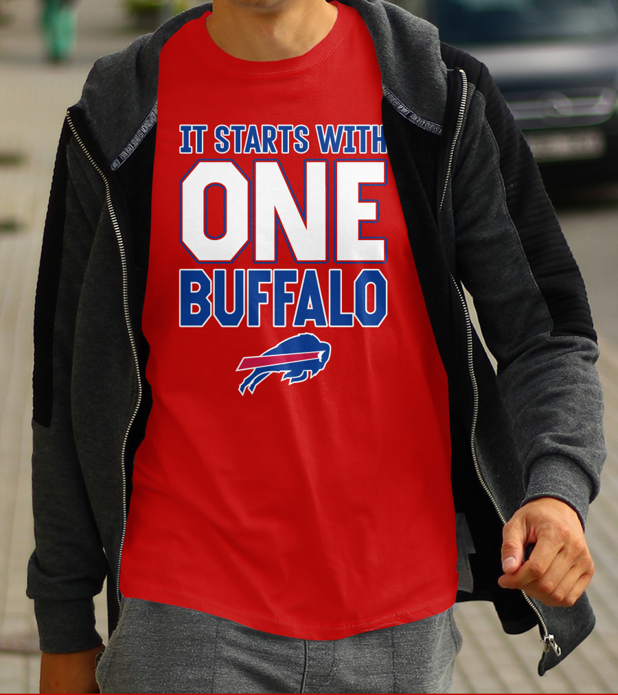 Ken Dorsey It Starts With One Buffalo Bills T-Shirt