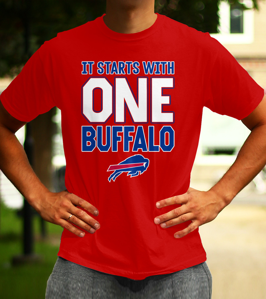 Ken Dorsey It Starts With One Buffalo Bills T-Shirt