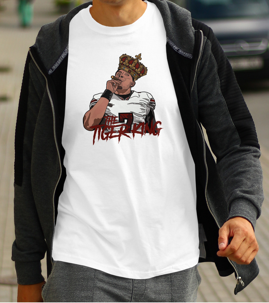 The Tiger King Spencer Rattler Crowned Quarterback T-Shirt