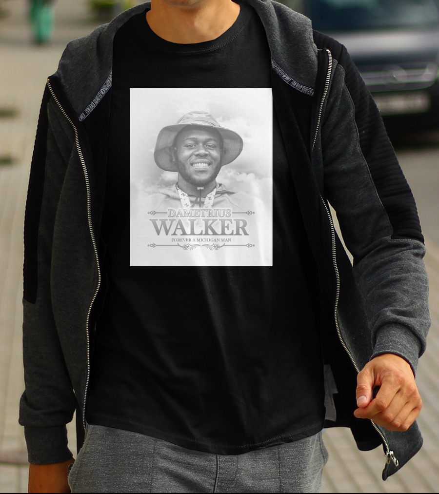Dametrius Walker Forever A Michigan Man Michigan Football T-Shirt