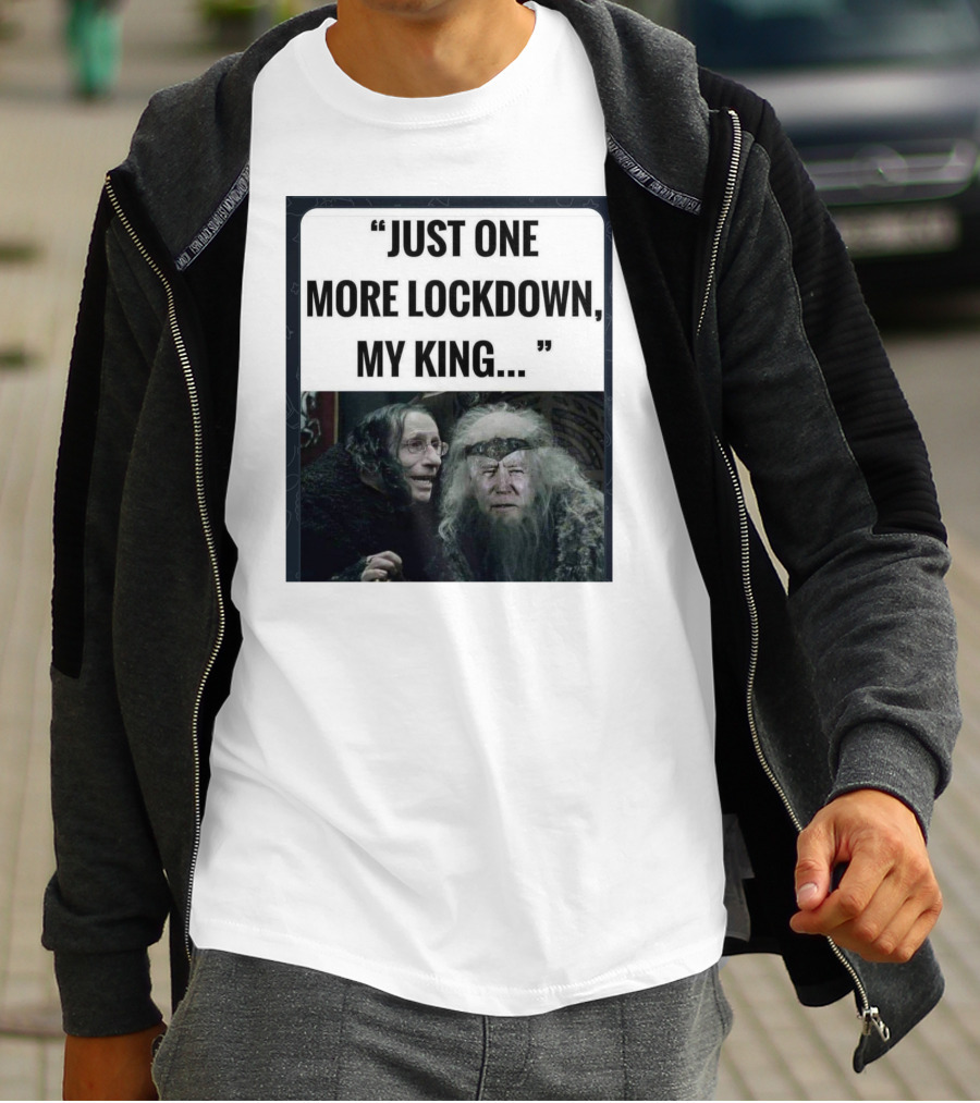 Just One More Lockdown My King Lord Of The Rings Meme T-Shirt