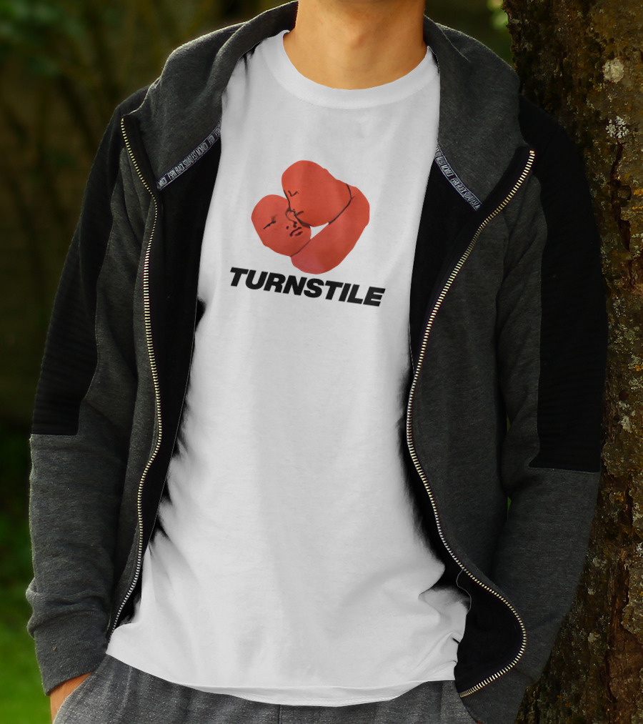 Turnstile Embrace Orange Faces T-Shirt