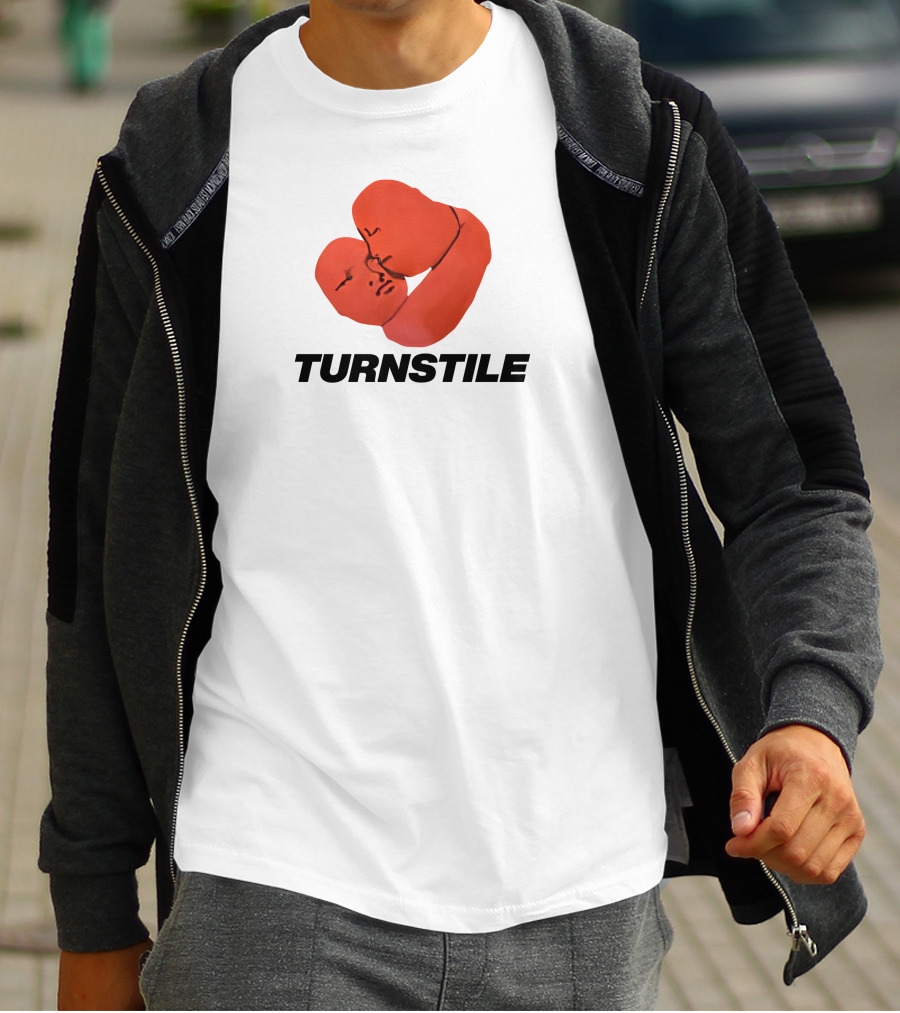 Turnstile Embrace Orange Faces T-Shirt