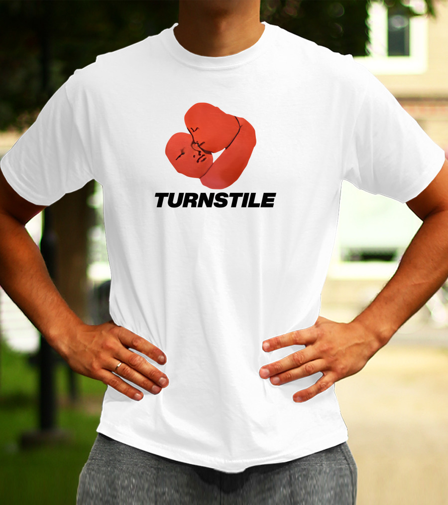 Turnstile Embrace Orange Faces T-Shirt