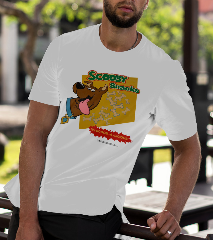 Scooby Snacks It's Scoob-A-Licious With Scooby-Doo And Bones T-Shirt