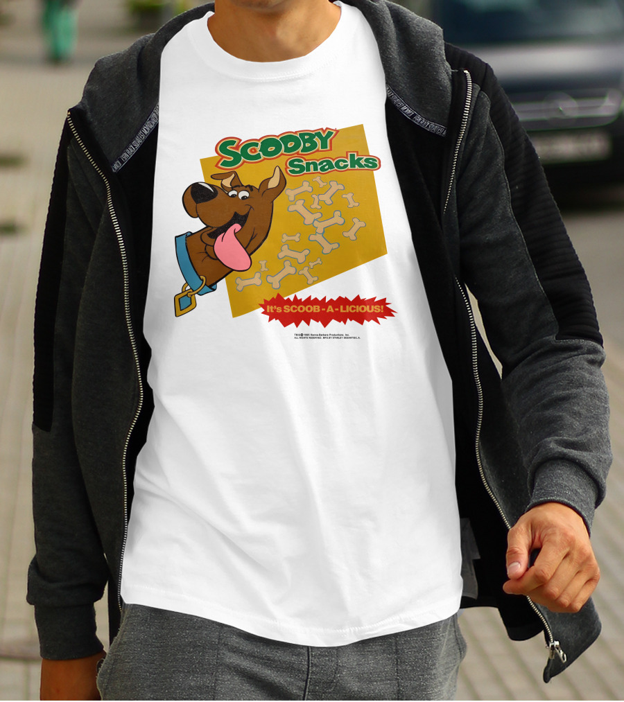Scooby Snacks It's Scoob-A-Licious With Scooby-Doo And Bones T-Shirt